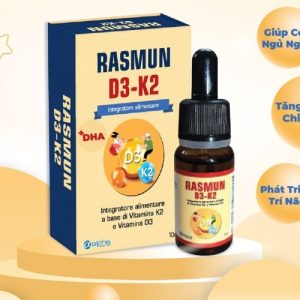 Siro Rasmun D3-K2 (10ml) – Phát Triển Chiều Cao, Tăng Cường Trí Não Cho Bé