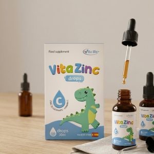 Siro Bổ Sung Kẽm Và Vitamin C Vita Zinc Drops (30ml) – Tăng Cường Đề Kháng, Kích Thích Bé Ăn Ngon